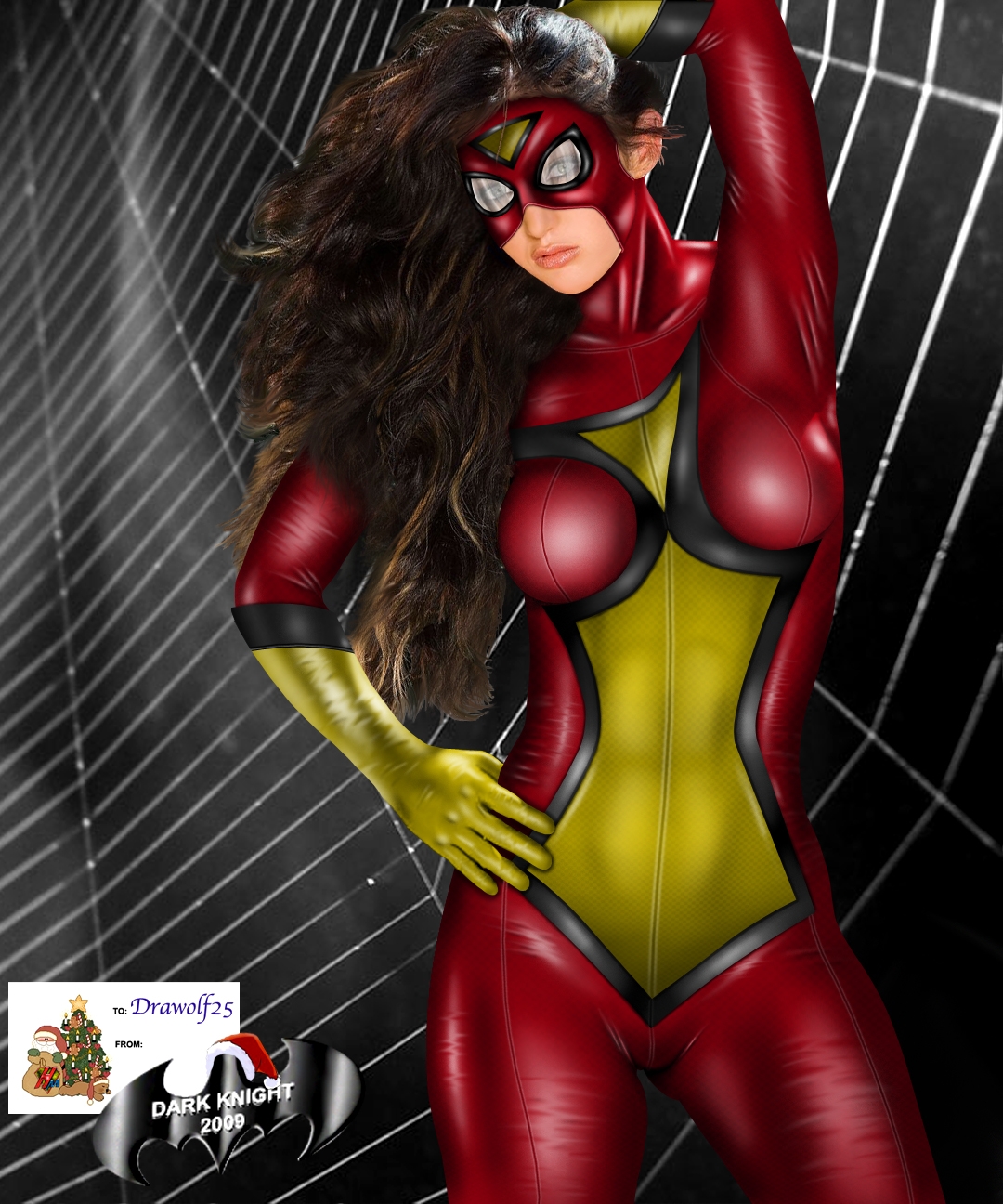 Spider Woman for drawolf25 from Dark_Knight_DK