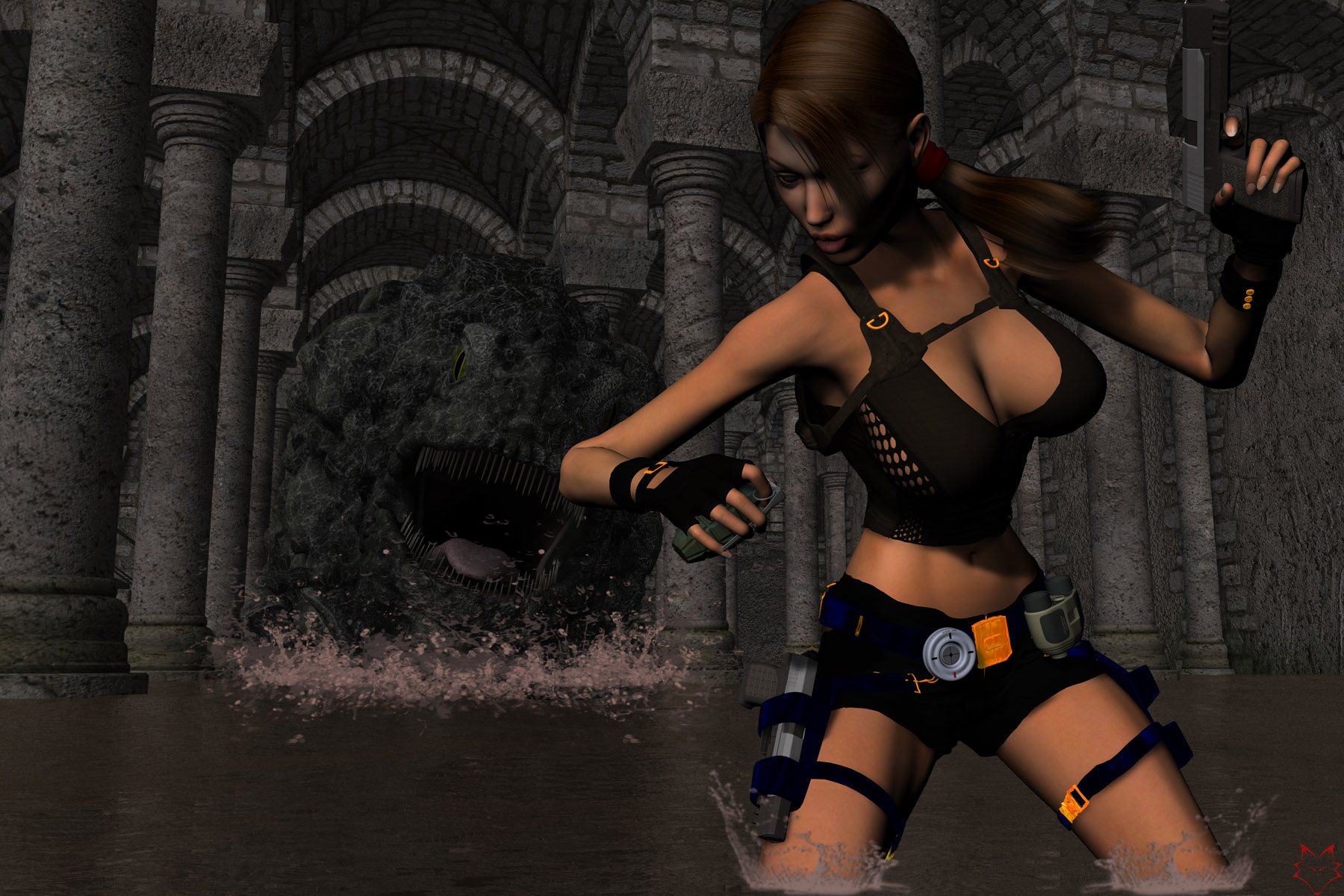 Lara croft tomb raider 3d sex porncraft video
