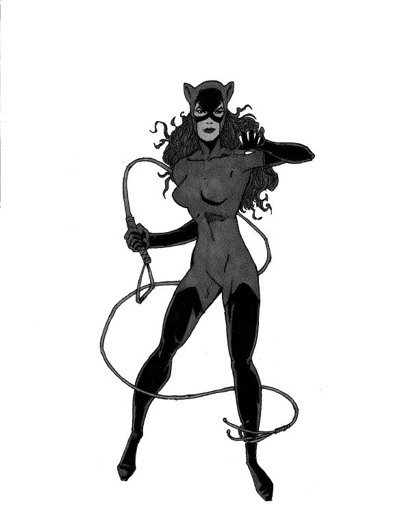 batman sketch#4: catwoman