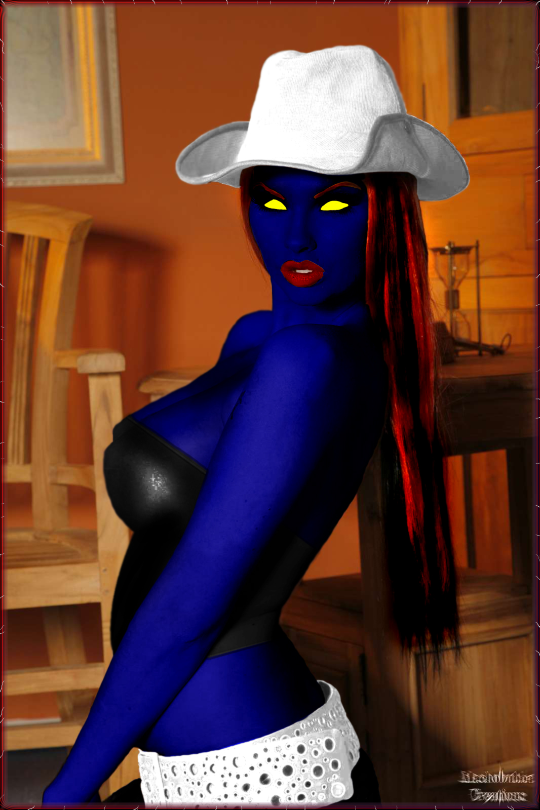 Mystique In Leather...
