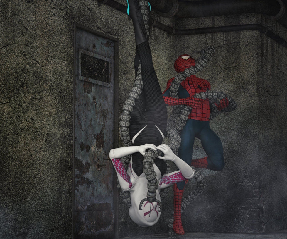 Spiderman and Spider Gwen