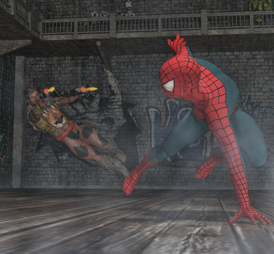Kraven vs Spiderman