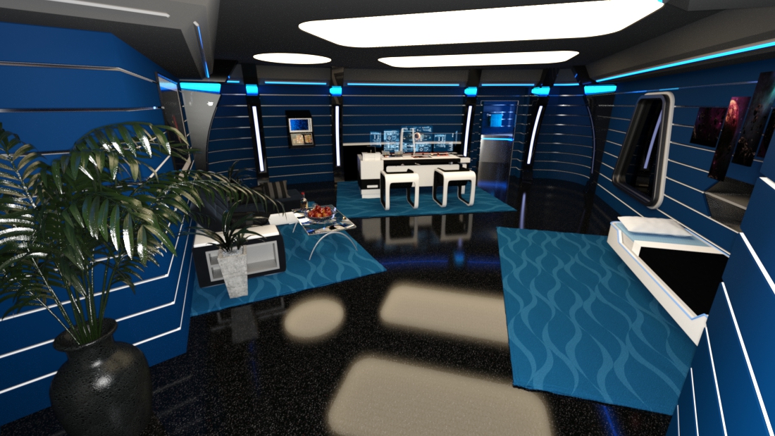 Phantasm Captain's office iRay