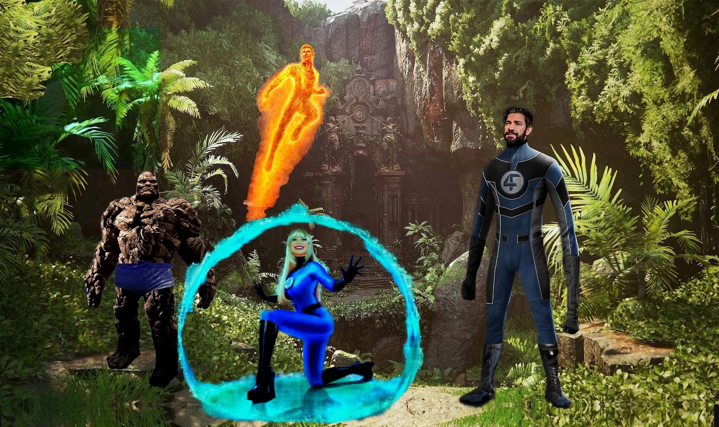 Fantastic Four Find the Hidden Jungle Temple