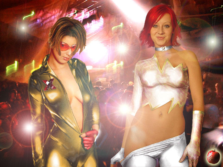 Marvel Elseworlds, Kallisti Style:  Dazzler and Jubilee at the Club