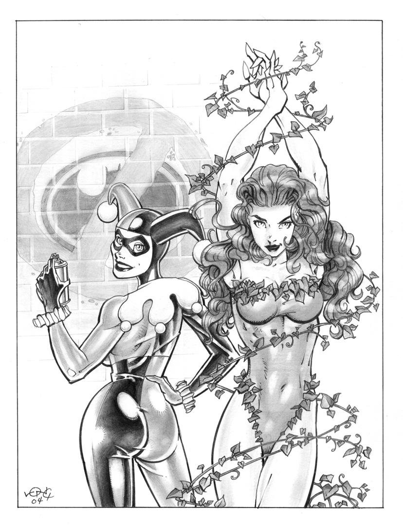 HARLEY QUINN AND POISON IVY