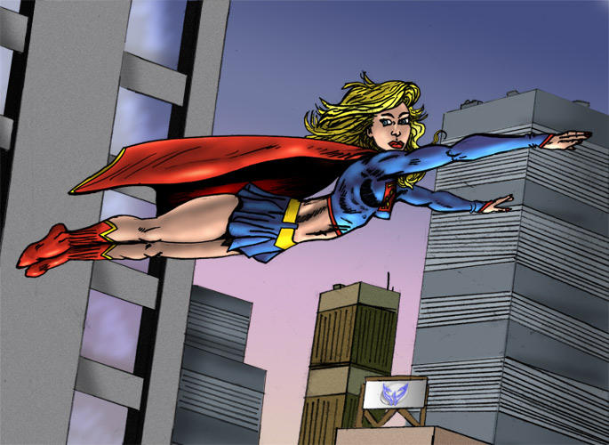 The New SuperGirl By Winterhawk