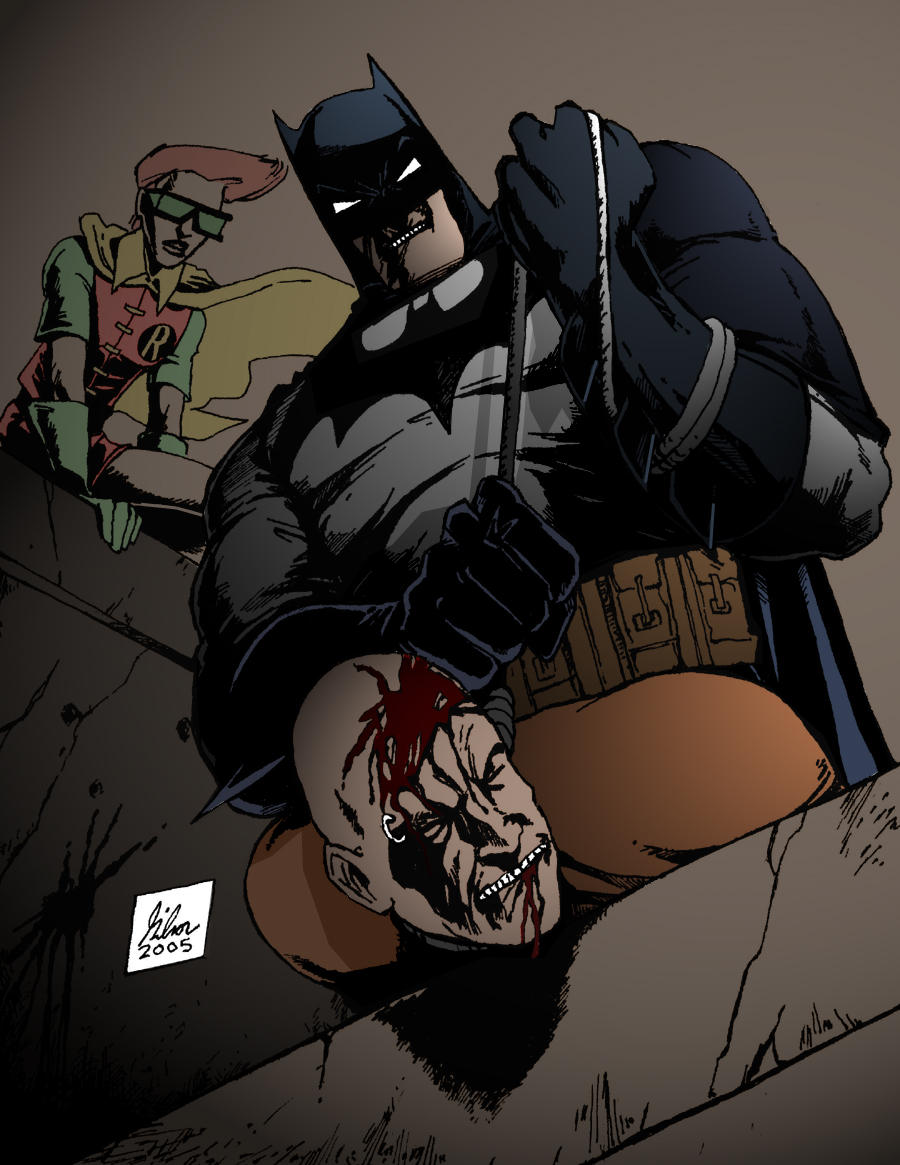 Batman and Robin: Frank Miller style