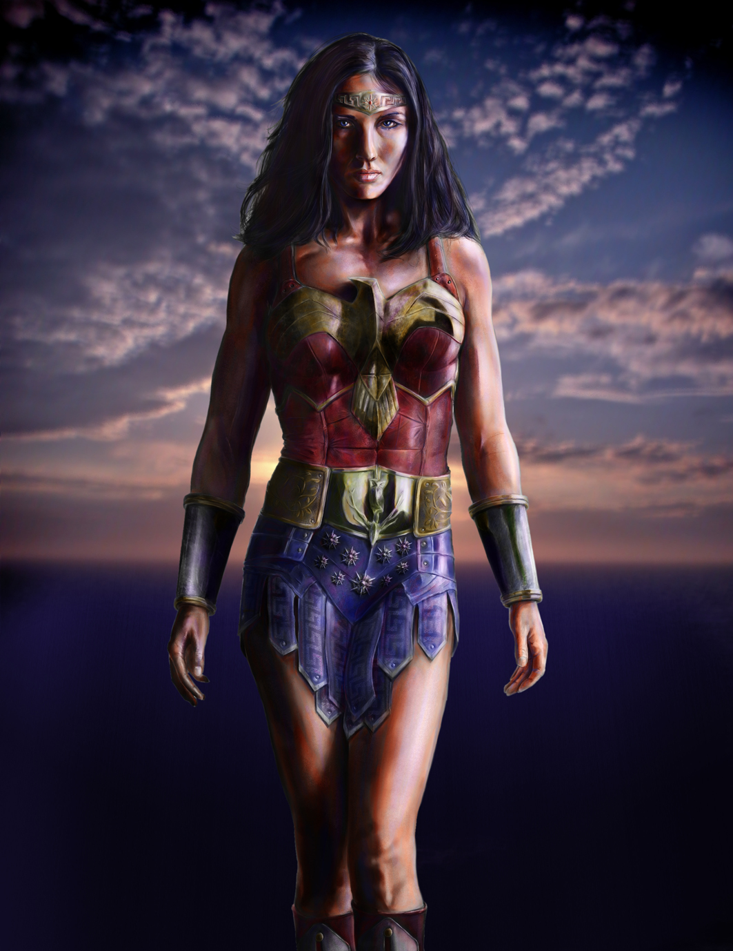 Airbrushed Wonder Woman