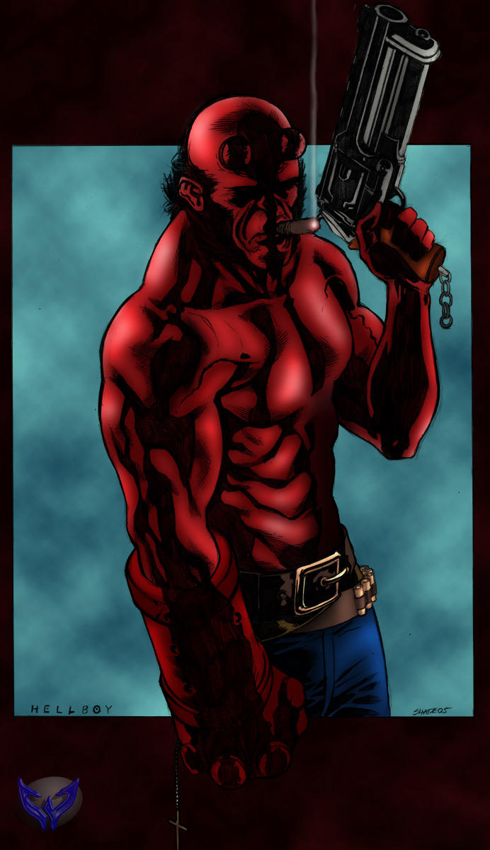 Hellboy By Shade Colored By Winterhawk