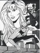 Spider-Man,Gwen Stacey,Green Goblin.