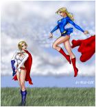 Supergirl and Powergirl
