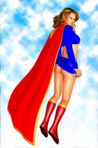 Supergirl Pin Up