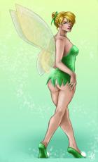 Tinkerbell sketch colored