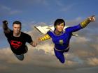 cap marvel Jr. and Superboy