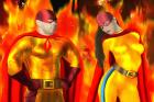 Project Superpowers; The Flame and Flame Girl