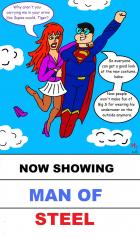 Fanboy and Mary Jane go see Man Of Steel