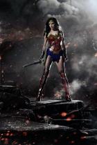 Gal Gadot as Wonder Woman with color