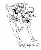 BANZAI GIRL AND KATIE J! by Jinky Coronado