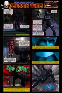 Unicorn Comics Assassin Wars Rd 3 - Bloodbath vs Cutter - Battle Pages One