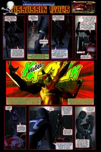 Unicorn Comics Assassin Wars Rd 3 - Bloodbath vs Cutter - Battle Pages Three