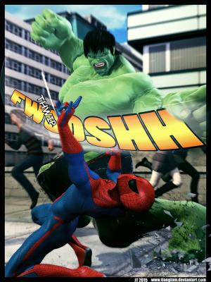 Hulk vs Spider-man