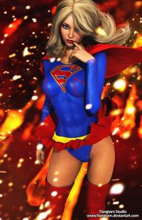Supergirl TV Costume Pin-up