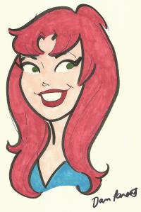 Cheryl Blossom by Dan Parent, colored by MF
