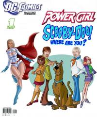 Powergirl Scooby-Doo Team-Up Crossover #1
