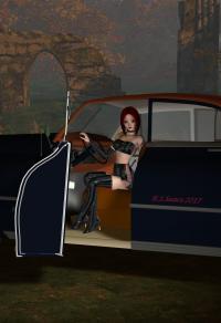 pinup and the packard