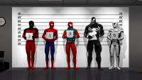 Spider Police Line Up