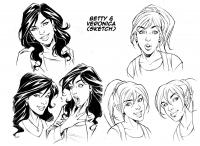 BETTY & VERONICA Face Studies by Jinky Coronado