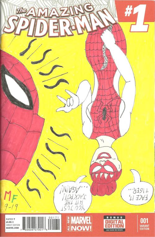 Amazing Spider-Man #1 cover with Spinneret