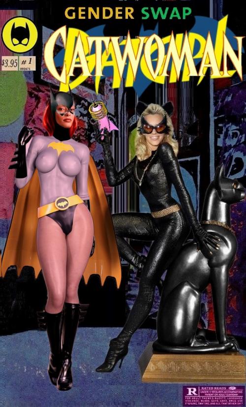 Catwomam Batman Phamped Gender Swap 1
