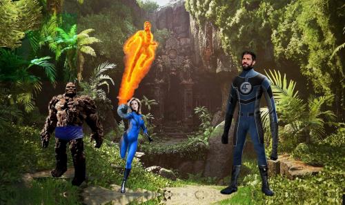Fantastic Four Jungle Temple Search