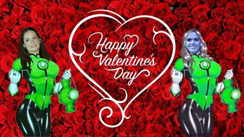Happy Valentines Day Green Lantern Corps