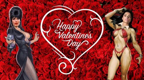Happy Valentines Day Elvira & Vampirella