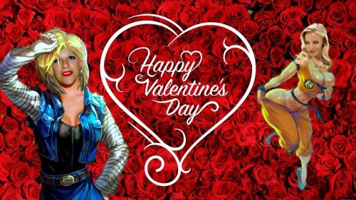 Happy Valentines Day Android18 DBZ