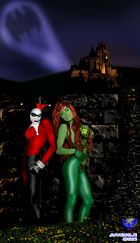 C2F/Heromorph X-over: Poison Ivy & Harley Quin escape from Arkham By Juvenilemike and Winterhawk