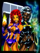 starfire and storm colored...