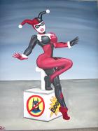 Harley on canvas