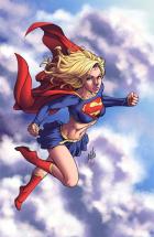 Supergirl in the Sky