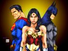 Superman, Batman, Wonder Woman colors