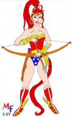 Artemis as Wonder Woman