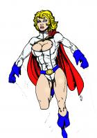 Powergirl by tazman colored by bhm1954