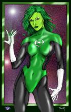 Jade by Mitch Foust colored by Winterhawk