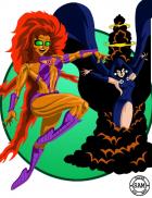Starfire and Raven
