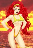 Firestar: angel on the beach