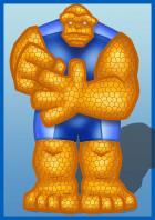 the fantastic four manga style,THE THING