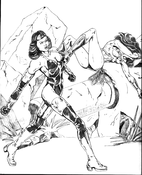Draw/Off #8 Maylen-vs- Wonder Woman (1)